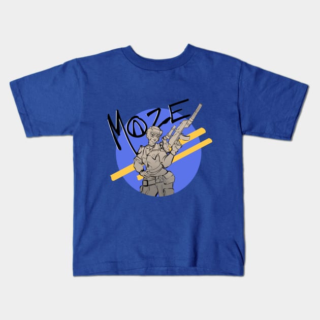 The Gunner: Moze Kids T-Shirt by SunShadow